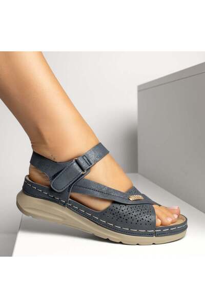 BMoD Sandale cu platformă albastre pentru femei MOD13904