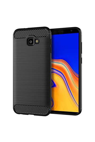 Optim Solution Husa Carbon Resistance pentru Samsung Galaxy J4 Plus, Fiber De...