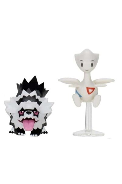 Jazwares Pokemon Figurine Set - Galarian Zigzagoon + Togetic