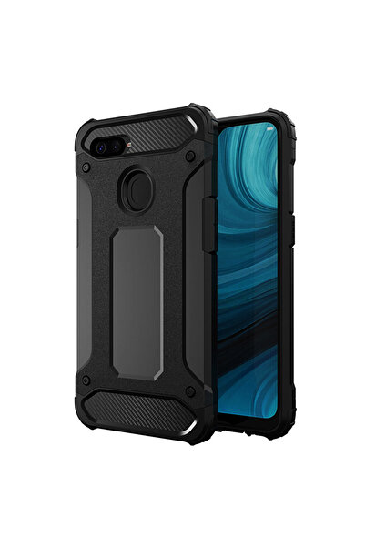Optim Solution Husa Shield de protectie pentru OPPO A12, Army Hybrid Armor, N...