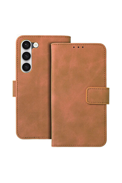 Optim Solution Husa Flip din Piele pentru Samsung Galaxy S23, Inchidere Magne...