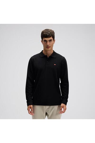 Ellesse Em582-Bk Men's Polo Neck Sweatshirt - Black