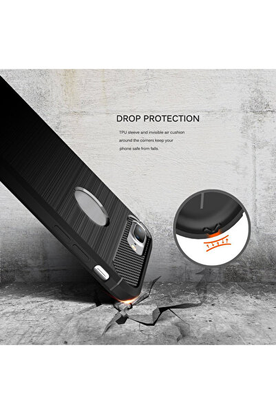 Optim Solution Θήκη ανθεκτικός σε άνθρακα για Apple iPhone 8 Plus, σχεδιασμός Fiber, αντικραδασμική, μαύρο τιτανίου