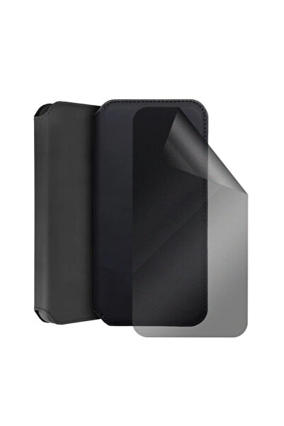 Optim Solution Σετ θήκης και μεμβράνης σιλικόνης με αναδιπλούμενη προστασία α...