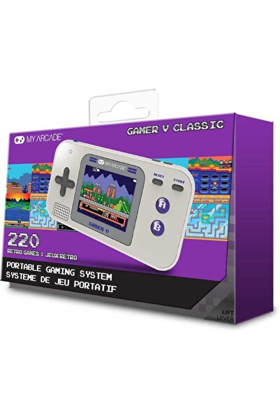 My Arcade Gamer V Retro Konsol 220 Oyun Gri-Mor Con.Marc-3920