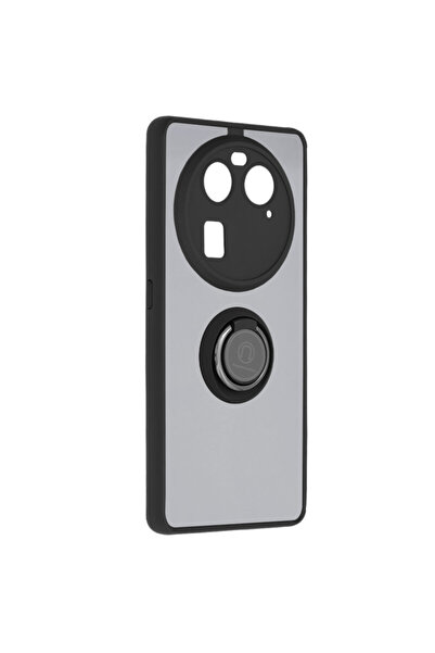 Optim Solution Husa cu bumper Silicon TPU pentru Oppo Find X6, Inel Glinth, S...