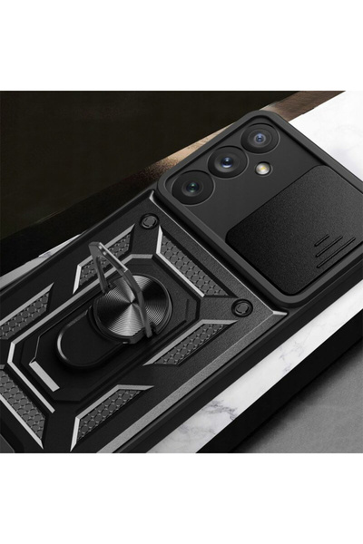 Optim Solution Husa cu protectie camera pentru Samsung Galaxy A14 5G, Armor R...