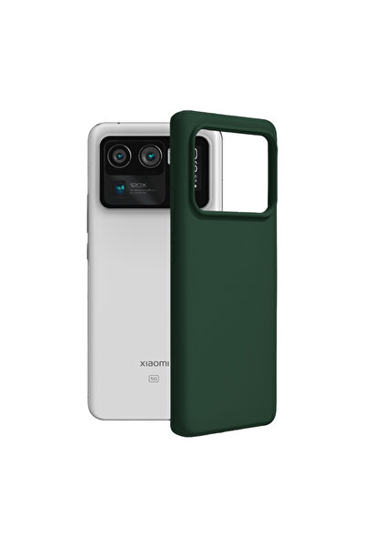 Optim Solution Husa de silicon TPU pentru Xiaomi Mi 11 Ultra, Interior Microf...