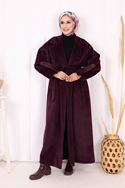 Bym Fashion 70058 Coat Purple