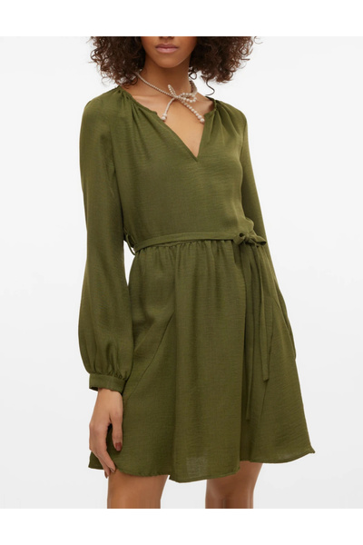 Vero Moda mini dress, khaki