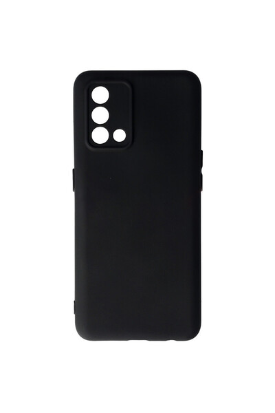 Optim Solution Husa din silicon pentru Oppo A74 4G, Microfibra, Camera Ultra Safe, Protect Tech, Negru