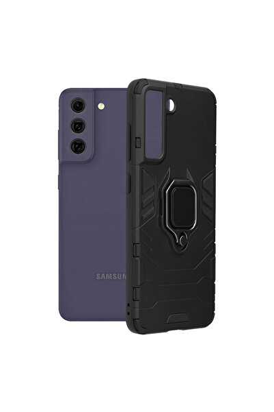 Optim Solution Husa Armor Ring pentru Samsung Galaxy S21 FE, Army Shield, Ine...