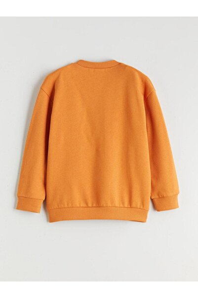 LC Waikiki Crew Neck Printed Long Sleeve Boys' Sweatshirt and Pants 2-Piece Set (W5)