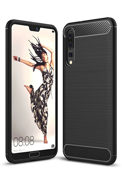 Optim Solution Θήκη TPU από ανθρακονήματα για Huawei P20 Pro, μαύρη