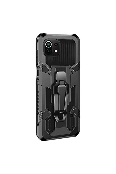 Optim Solution Husa pentru Xiaomi 11 Lite, Tank Stand, Top Protection, Negru