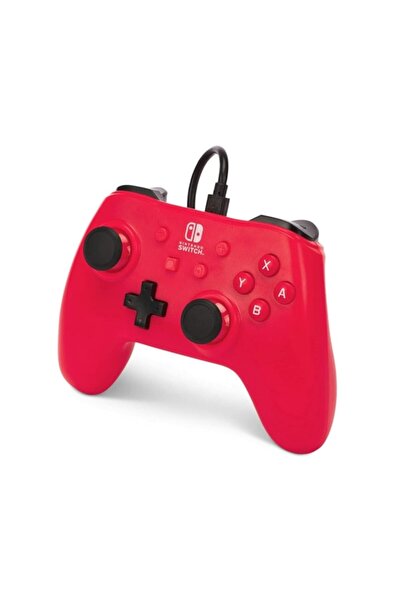 Powera Controler NS cu fir, roșu zmeură