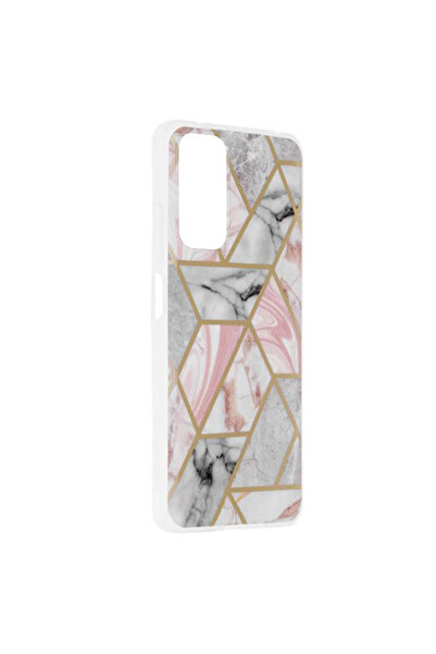 Optim Solution Husa de protectie pentru Xiaomi Redmi Note 11 / 11s, silicon TPU, Marble Design, Roz Deschis