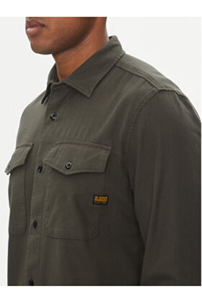 G-STAR RAW Ανδρικό Πουκάμισο G Star Raw D24963-D454-B575 Καφέ