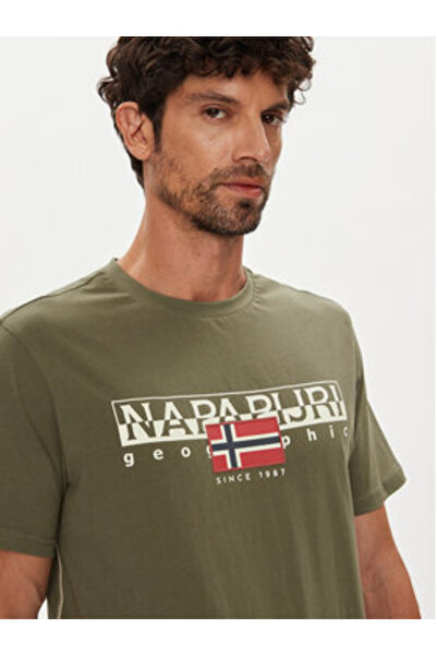 Napapijri Ανδρικό T-Shirt NP0A4HTOG0A1 Πολύχρωμο