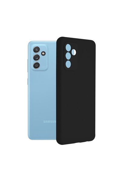 Optim Solution Husa din silicon pentru Samsung Galaxy A54, Microfibra, Camera...