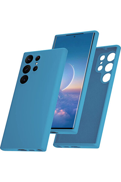 Optim Solution Husa silicon pentru Samsung Galaxy S23 Ultra, Protectie Camera...