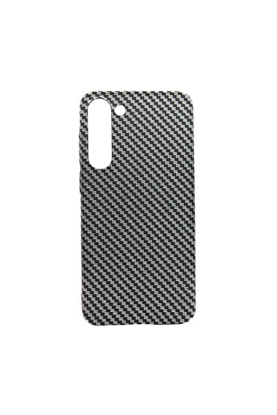 Optim Solution Husa de Policarbonat pentru Samsung Galaxy S23 Plus, Fiber Carbon, Gri