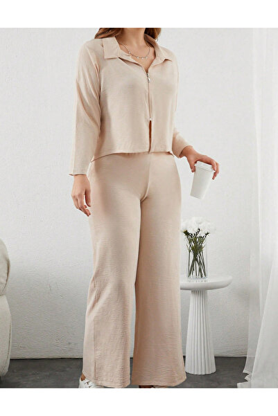 Sheya Curve+ Curve+ suit, beige