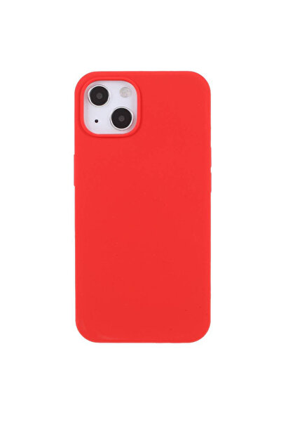 Optim Solution Θήκη σιλικόνης για iPhone 13, Minimal Design, Τεχνολογία, Κόκκινη