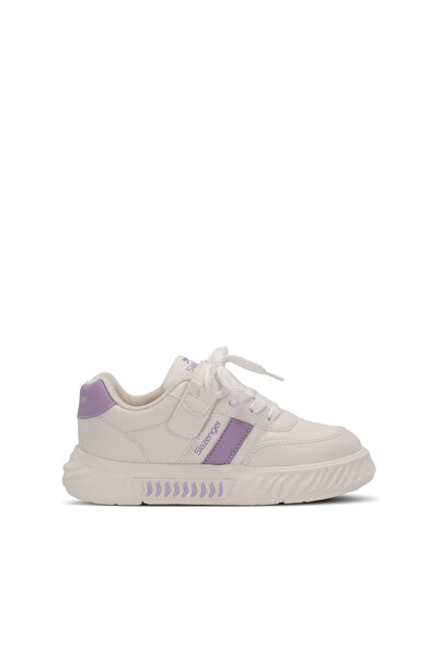 Slazenger Nigel Velcro White / Lilac Casual Sneakers