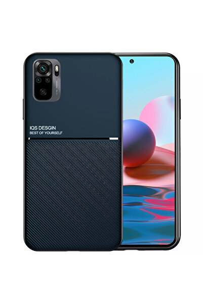 Optim Solution Husa telefon pentru Xiaomi Redmi Note 10, Functie Magnetica, Improved Special Design, Albastru