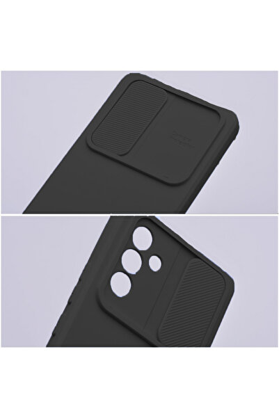 Optim Solution Husa din silicon pentru Samsung Galaxy S22, Silicon, Microfibra, Privacy, Anti Spy, Camshield, Negru