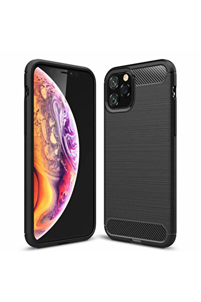 Optim Solution Husa Carbon Resistance pentru Apple iPhone 11 Pro, Fiber Desig...