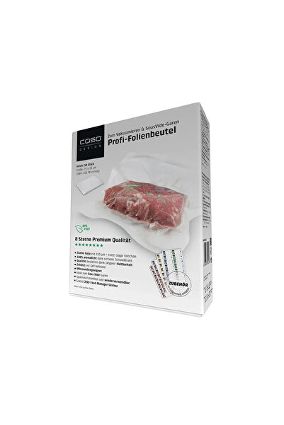 CASO Germany Set de 50 de pungi vidate profesionale cu relief, 25x35 cm, Caso...