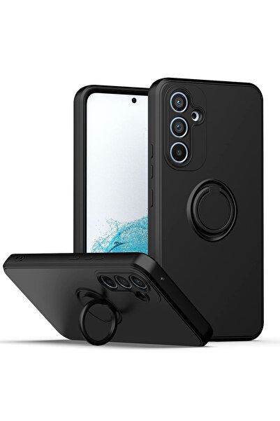 Optim Solution Husa din silicon pentru Samsung Galaxy A34, Microfibra, Ring H...