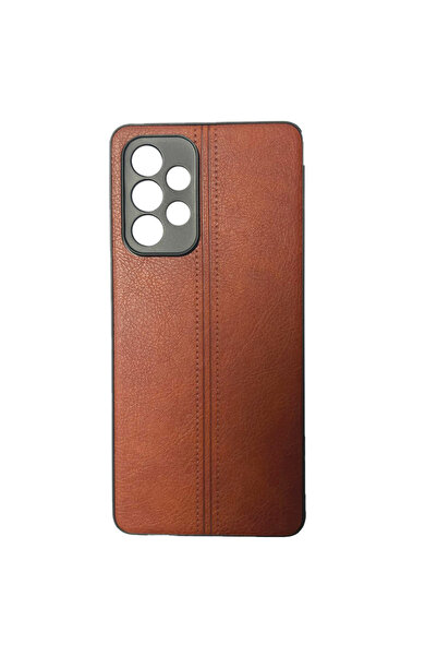 Optim Solution Husa din Piele PU pentru Samsung Galaxy A23, TPU, Extra Slim, New Design, Ultra Protection, Maro