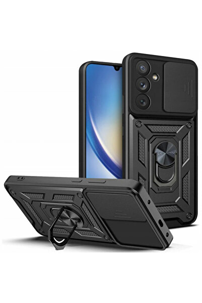 Optim Solution Husa cu protectie camera pentru Samsung Galaxy A24, Armor Ring...