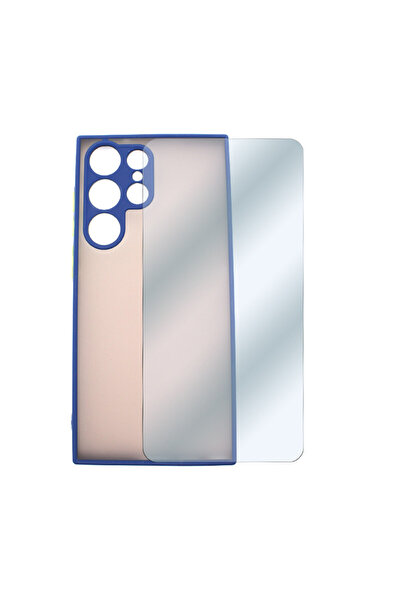 Optim Solution Set Folie si Husa din silicon pentru Samsung Galaxy S23 Ultra,...