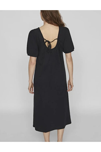 VILA rochie midi, neagră