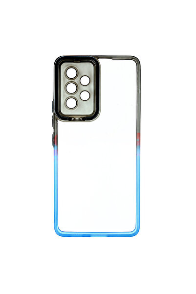 Optim Solution Husa pentru Samsung Galaxy A33 5G, Soft TPU, Gradient Design, Fashion Style, Albastru si Negru