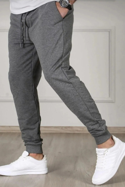 EXSPORT Unisex Slim Fit Paça Ribanalı Eşofman Altı