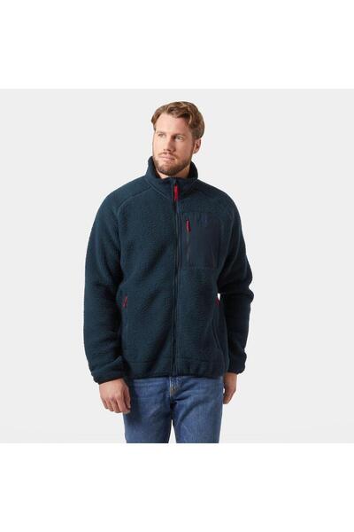 Helly Hansen Panorama Pile Block Men's Fleece Coat Hha.49460 Hha.598 Navy-Xxl