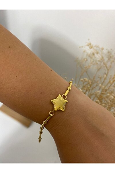 staınless steel سوار دوريكا من الفولاذ على شكل نجمة مع تفاصيل علوية