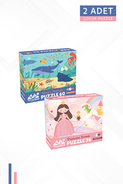 Neverland 2 ADET 60 PARÇA - OCEAN FRIENDS (OKYANUS ARKADAŞLARI) VE 36 PARÇA -...
