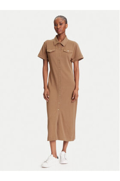 Tommy Hilfiger Γυναικείο φόρεμα-πουκάμισο WW0WW44617 Πολύχρωμο