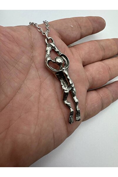 Herşey Nota Unisex Necklace with Diver Swimmer Figure – Reflecting the Sea Spirit, Original and Stylish Design