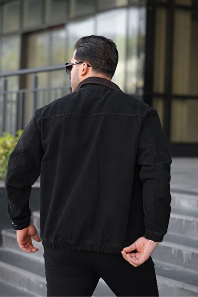 LTC Jeans Men's Relaxed Canvas Black Jacket
