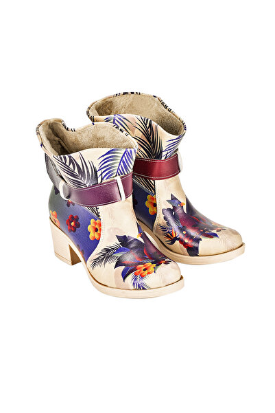 Streetfly Πολύχρωμες εμπριμέ γυναικείες μπότες
