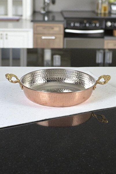Yardımcı Bakır Since 1997 Copper Party Pan Set of 3 14 - 16 - 18 cm