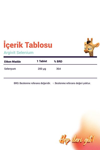 Argivit Selenium, Selenium-Containing Supplement Food 30 Tablets