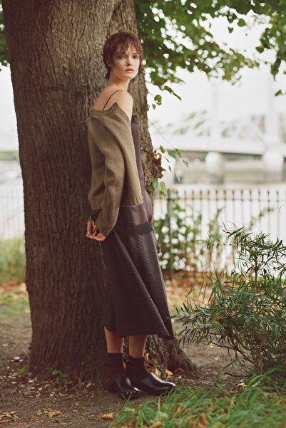 Massimo Dutti Pötikareli midi etek
